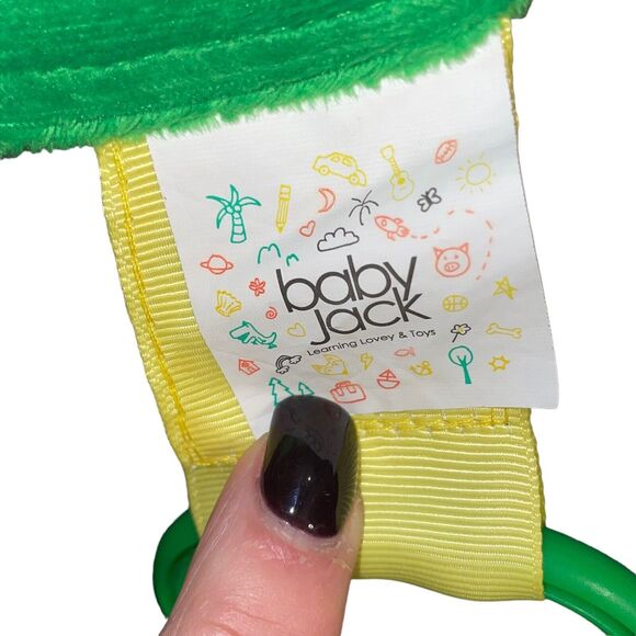 Baby Jack Lovey Security Blanket Plush Minky Tags Satin Soccer Nursery Goal Red - Picture 3 of 11